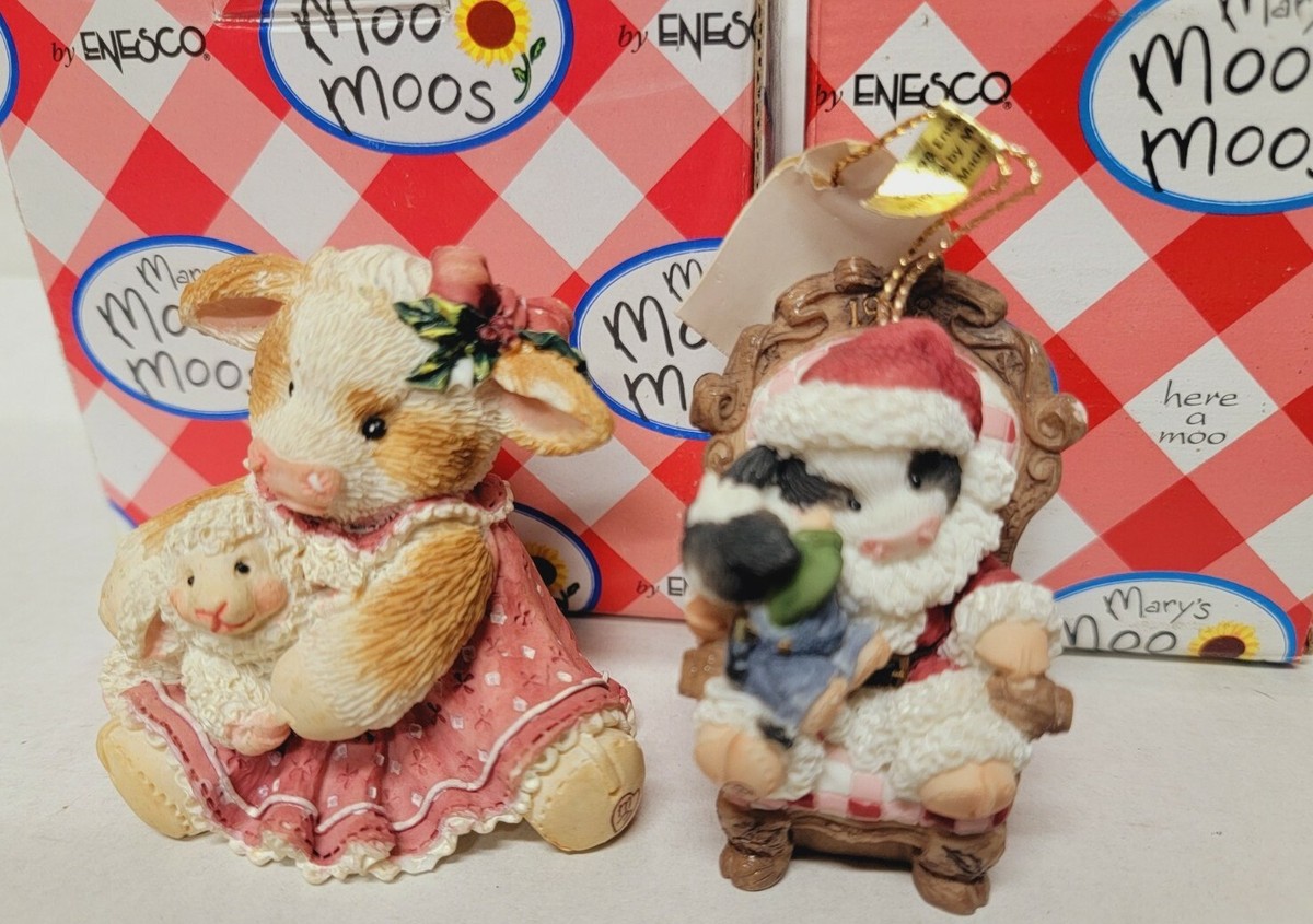 【匿名配送】　Mary's Moo Moos エネスコ社　ムームーズ　牛置物 匿名配送】 Mary's Moo Moos エネスコ社 ムームーズ 牛