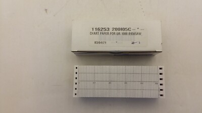 GRAPHIC CONTROL LLC B9565AW CHART PAPER 400 SHEETS/PACK  Z FOLD NIB