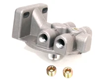 Remote Engine Oil Filter Base 3/8" NPT Threads Inlet Outlet 1-12 Spin On Mount