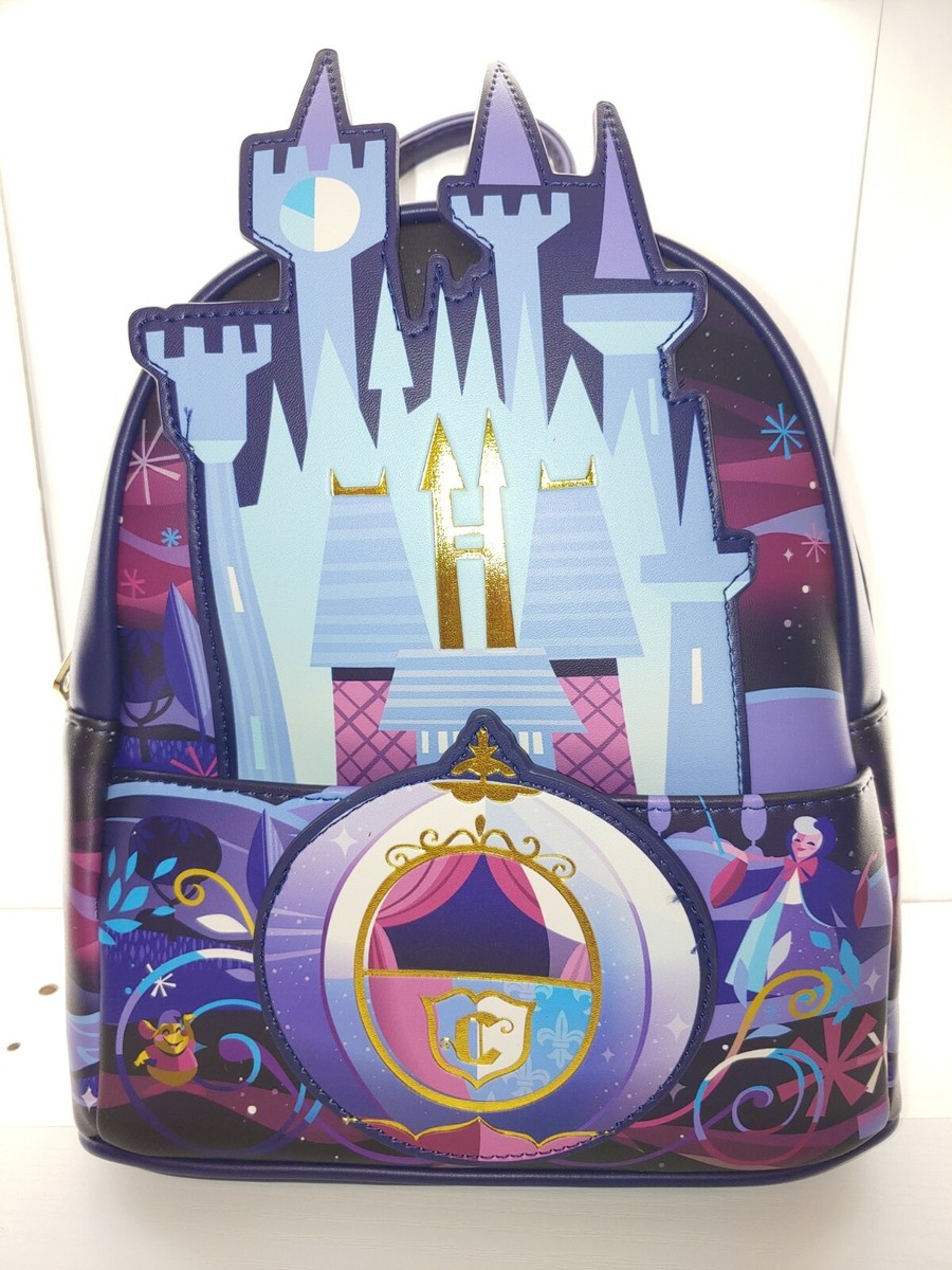 Loungefly Disney Cinderella Castle Disney Castle Series Backpack Loungefly Disney Cinderella Castle Series Mini Backpack  main image 3