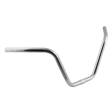 Sunlite Medium Hi-Rise Handlebar 27.5" Wide x 9" Rise x 1" Clamp Silver