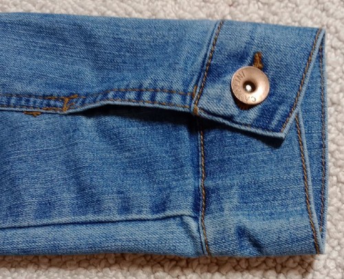 Cavalini Denim Collection Womens X Large Blue Denim Jean Button Up Jacket 23 - Picture 8 of 12