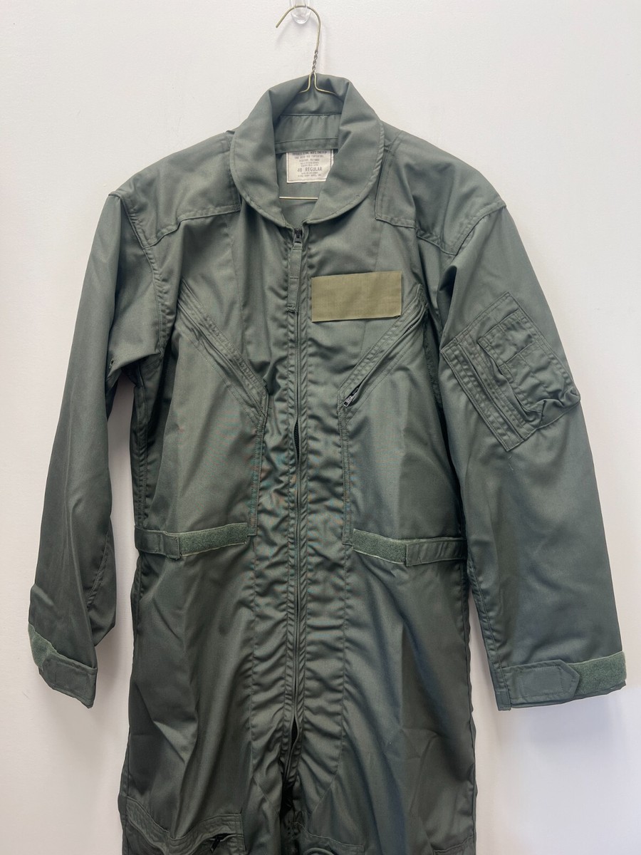 GENUINE US AIR FORCE 1975 GREEN NOMEX FIRE RESISTANT FLIGHT