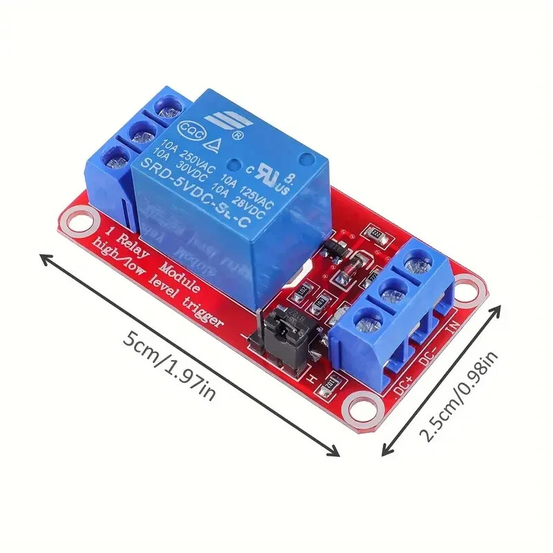 Modulo Relè A 8 Canali 5V/12V/24V Con Isolamento Ottico - Scheda Con Trigger Basso/Alto Per Arduino E PLC - 2