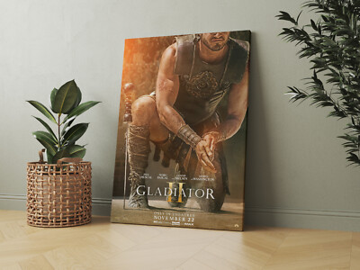 Gladiator II 2024 Film - Leinwand - gerahmt oder Poster erhältlich C487