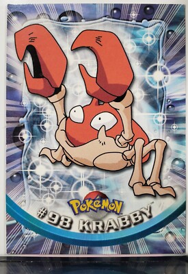 1999 krabby pokemon card value 51/62 Fossil All cards will be carefully packed for safe transit 1999 Krabby Basic Pokmon Card