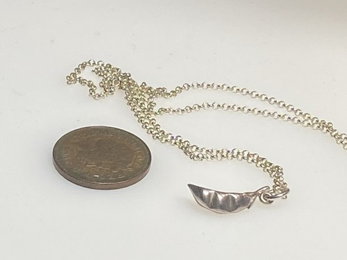 Vintage Sterling Silver Pendant 925 Necklace Jewellery Moon 3.96g - Picture 5 of 7