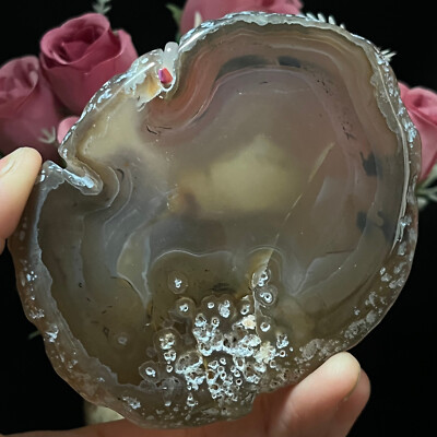 Natural Polished Slab Agate Slice Crystal Geode Gemstone Healing Reiki     c14
