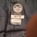 Colorado Clothing Men's Blue Solid Flat Front Chino Pants Cotton Blend 36W — photo 3