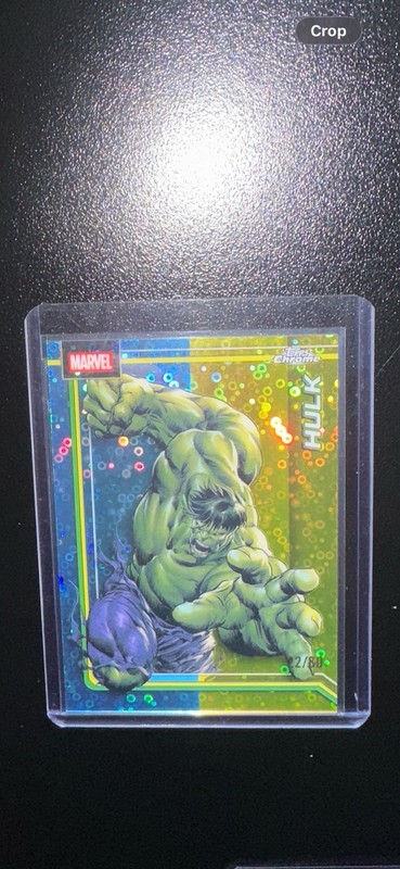 2026 Topps Chrome Marvel Hulk /80 Dazzlers Rhythm Refractor