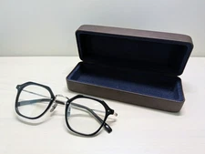 Echizen koku Jinroku EZ-045 Celluloid Titan Eyeglasses Wellington Handmade Japan