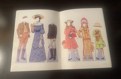 THEODORE ROOSEVELT AND HIS FAMILY PAPER DOLLS by Tom Tierney 1990 EDITION UNCUT - Picture 4 of 8