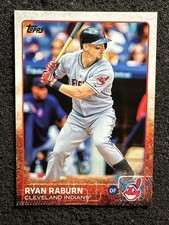 RYAN RABURN #473 2015 Topps Baseball QTY Cleveland Indians