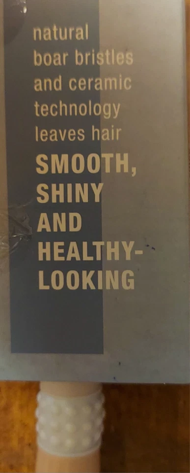 Conair 陶瓷木中号热野猪圆形刷黑色 — 第 4/4 张图片