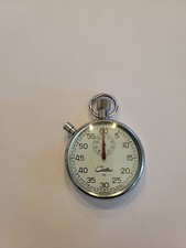 Chateau Swiss 1/5 Mechanical Stopwatch Vintage, Working Condition,Surface Wear 