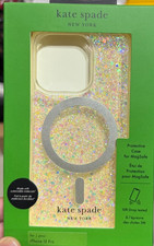 Funda rígida MagSafe Kate Spade NY para iPhone 15 Pro (6,1”) grueso brillo