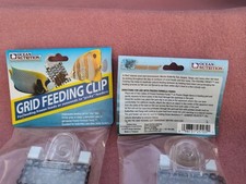 Ocean Nutrition Feeding Frenzy Grid Fish Feeding Clip For Grazing 2 Pk