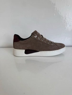 Geox Lauressa Damen Sneaker Gr. 35 Neu Leder Veloursleder