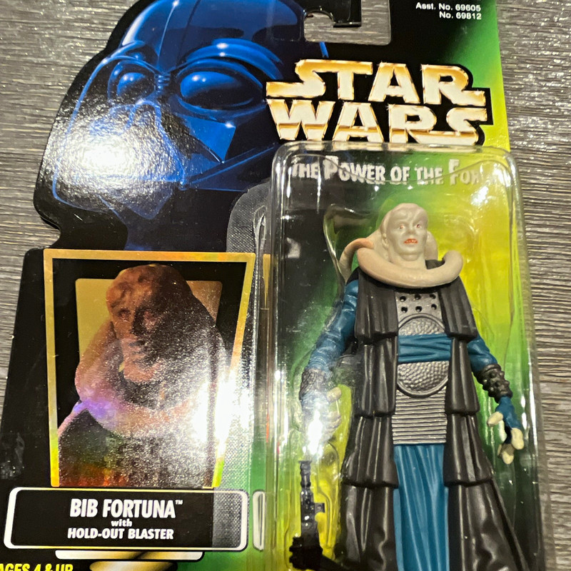 Kenner Star Wars Power of the Force Bib Fortuna w/ Hold-Out Blaster 1997