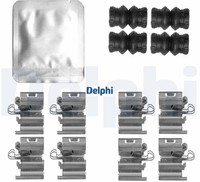 Delphi LX0818 ZubehöRsatz FüR Scheibenbremsbelag ZubehöRsatz Bremsbelag