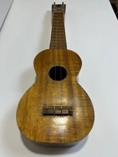 Vintage M Nunes Koa Hawaiian Ukulele 