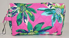 Vera Bradley Medium Cosmetic Makeup Bag TROPICAL PARADISE EXACT ITEM 