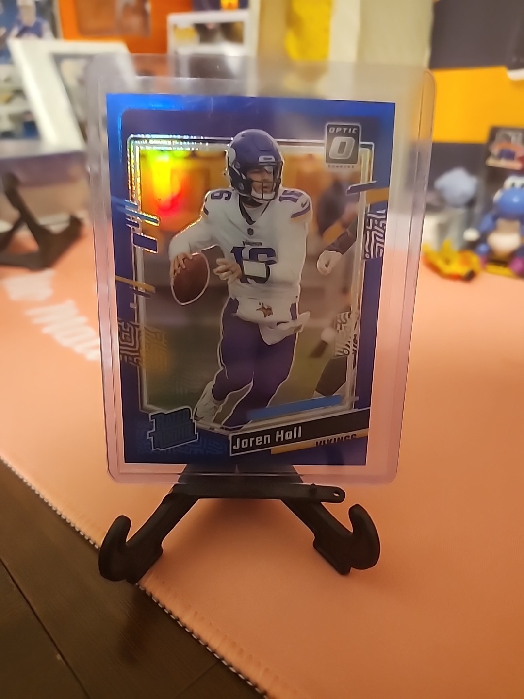 2023 Panini Donruss Optic Jaren Hall Blue RC #/199 #270 Vikings Sp Clean