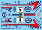 1:64 HOTWHEELS Lancia Delta Integrale HF Rallye set water decal