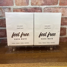 2 Feel Free Kava Maté 12-Pack 2oz Bottles by Botanic Tonics Exp 06/26 NEW SEALED