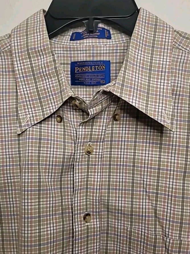 Pendleton Men's Button Down Shirt Extra Large Pla… - image 2