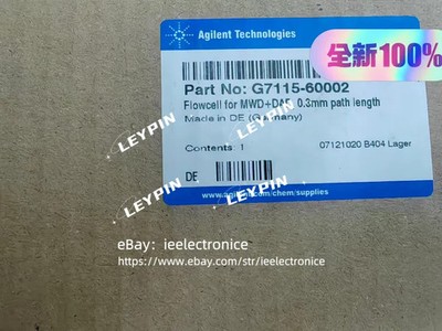  Agilent G7115-60002 Preparation Flow Cell Fast Shipping *ie