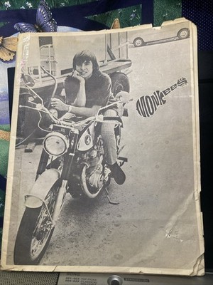 Vintage 1967 THE MONKEES Band Original Sheet Music Photo Book 76 Pages RARE 60s