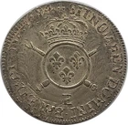LOUIS XIV 1/2 ECU AUX INSIGNES 1703 E (Tours) VF+ (VG189)
