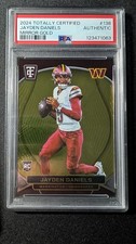 2024 Totally Certified Jayden Daniels Mirror Gold 10/10 Book End PSA Authentic