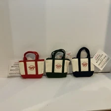 LIMITED EDITION-Trader Joe’s Mini Micro Canvas Tote Bag All 3 Colors. NWT