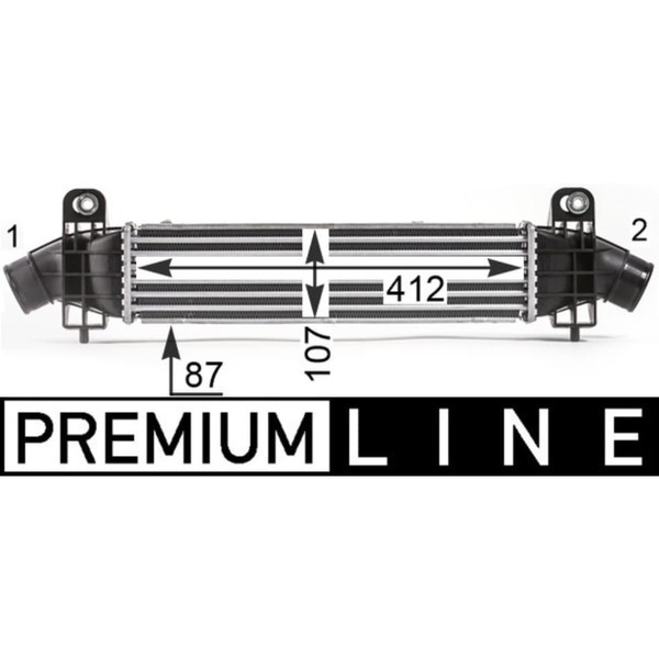 LadeluftküHler Mahle CI 25 000P FüR Ford Mondeo III Turnier-image