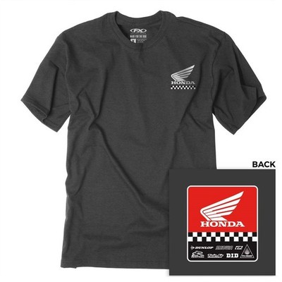 Youth Honda Starting Line T-Shirt - Heather Charcoal - Medium 27-83302