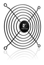 12Cm Matte Black Fan Guards Set Of 2 With Mounting Screws And Push Pins