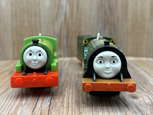 Thomas Trackmaster Percy & Emily Train Car Tender Set Gullane Tested Works 2013 - Picture 3 of 6