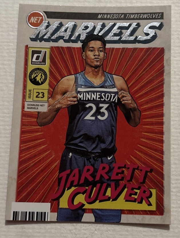 2019-20 Panini Donruss - Net Marvels Jarrett Culver #15 (RC)