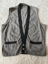 Vintage Levi  s Wool Vest 40s 50s Grey RARE Medium 
