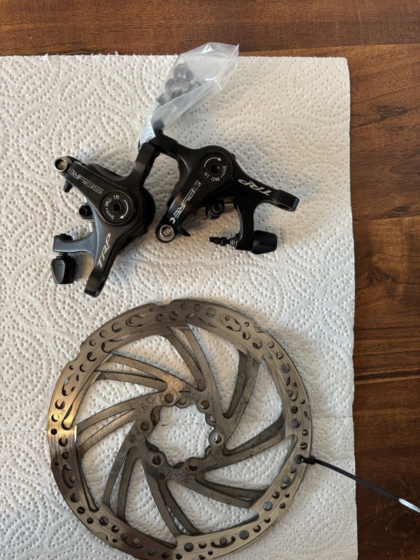 Spyre Cable Disc TRP Brakes 160mm Rotators