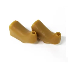 pair of vintage amber DIA-COMPE handlebar change racing handrests