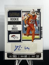 2023 Panini Contenders - Rookie Ticket Riley Moss #213 (AU, RC)