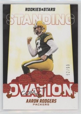 2021 Panini Rookies & Stars Standing Ovation Orange 52/99 Aaron Rodgers 2o7