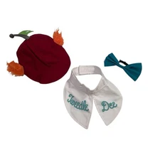 Tweedle Dee & Tweedle Dum Accessory Set Halloween Disney Store Costume Adult EUC