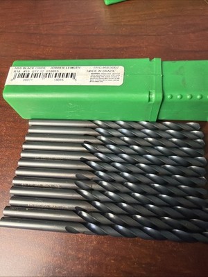 12 new Precision Twist Drill R18 Size #15 HSS Black Oxide, Jobber Length
