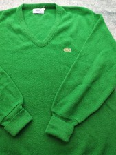 Vintage Izod Lacoste Pullover XL Green USA Sweater Jumper