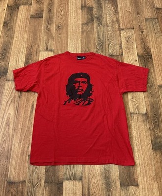 Che Guevara Guerrillero Heroico T-Shirt Men s Size Large 100% Cotton Graphic Tee