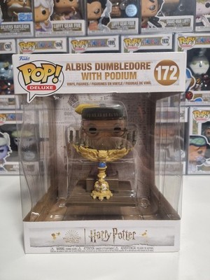 Funko Pop Deluxe Albus Dumbledore with Podium #172   Harry Potter  
